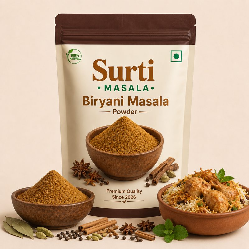Surti Masala Biryani Masala Powder pouch