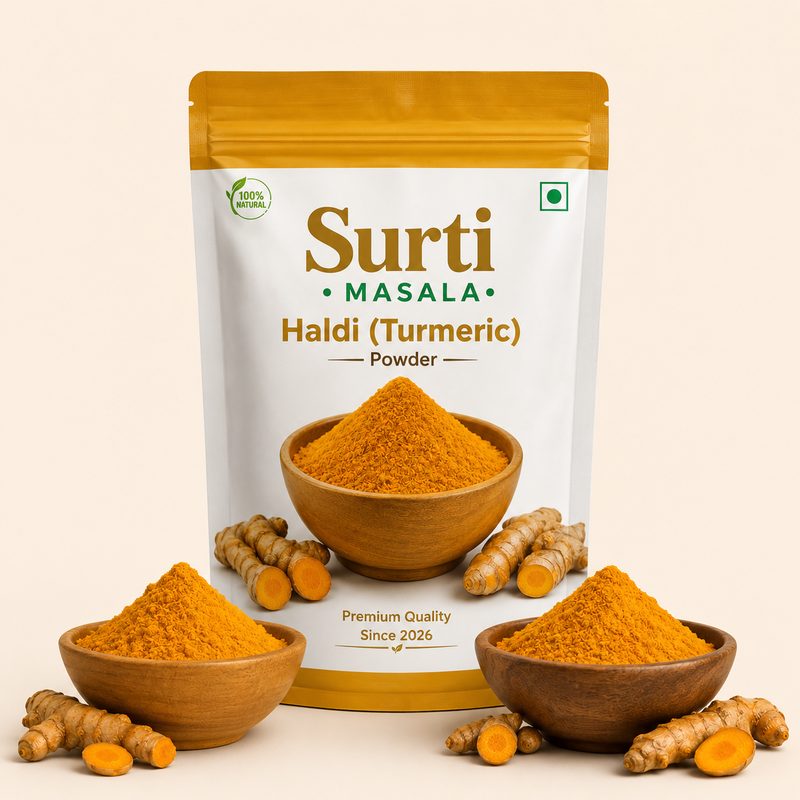 Surti Masala Haldi (Turmeric) Powder pouch