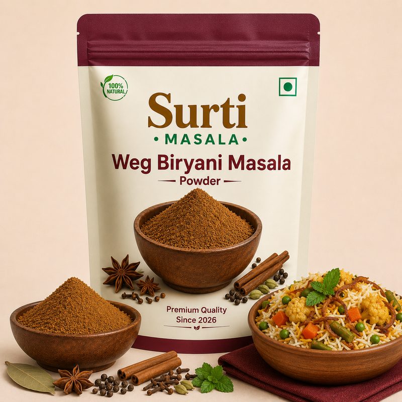 Surti Masala Veg Biryani Masala Powder pouch
